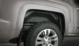Ford F-150 Wheel Well Guards - Rear - Husky Liners - High Density Polypropylene - Black - `21-`23